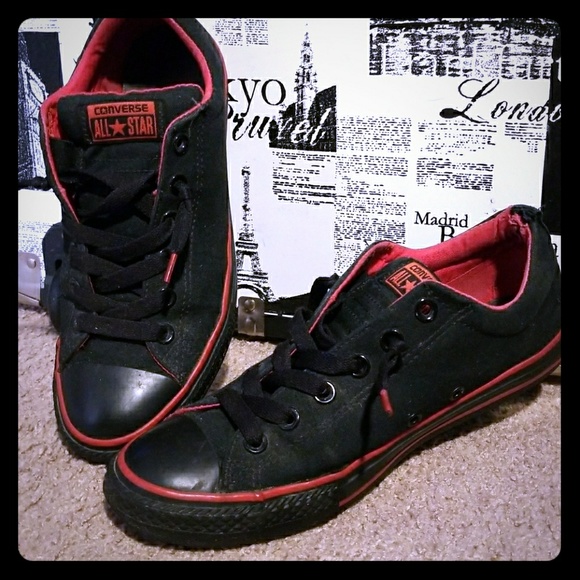 converse all star low cut black